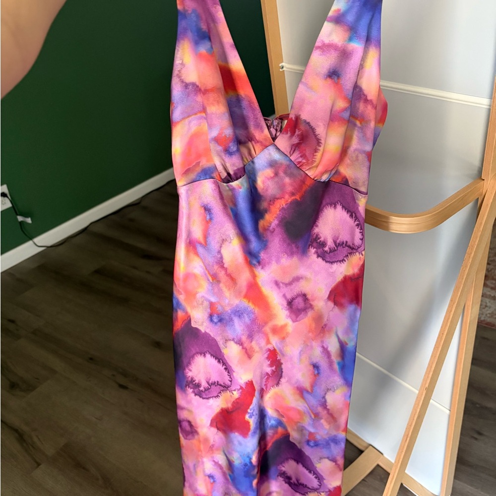 BHLDN Midi Watercolor Dress